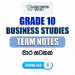 Grade 10 Business Studies Term Notes | වාර සටහන්