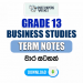 Grade 13 Business Studies Term Notes | වාර සටහන්