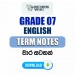 Grade 07 English Term Notes