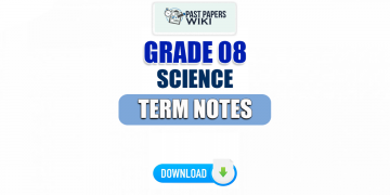 Grade 08 Science Term Notes | English Medium