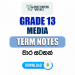 Grade 13 Media Term Notes | වාර සටහන්