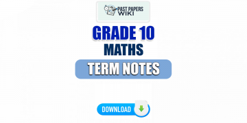 Grade 10 Maths Term Notes | English Medium