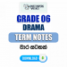 Grade 06 Drama Term Notes | වාර සටහන්