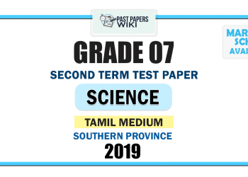 Tamil Medium 2019 Grade 07 Science 2nd Term Test Paper | Southern Province