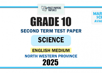 North Western Province 2025 Grade 10 Science 2nd Term Test Paper | English Medium