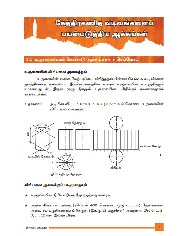 Official Grade 11 Art & Craft Textbook in Tamil Medium PDF