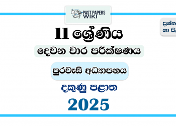 2025 Grade 11 Civic Education 2nd Term Test Paper | Southern Province