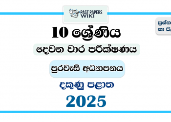 Southern Province 2025 Grade 10 Civic Education 2nd Term Test Paper