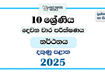 2025 Grade 10 Dancing 2nd Term Test Paper | Southern Province