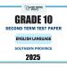 2025 Grade 10 English Language 2nd Term Test Paper | Southern Province