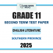 2025 Grade 11 English Literature 2nd Term Test Paper | Southern Province