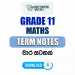 Grade 11 Maths Term Notes | වාර සටහන්