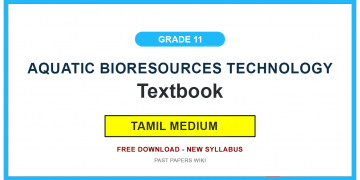 Grade 11 Aquatic Bio resources Technology Textbook PDF (Tamil Medium)