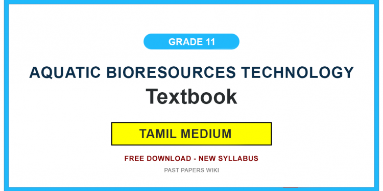 Grade 11 Aquatic Bio resources Technology Textbook PDF (Tamil Medium)