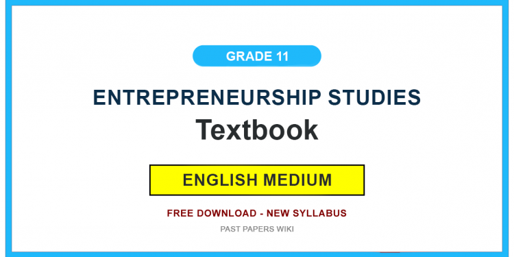Grade 11 Entrepreneurship Studies Textbook PDF (English Medium)