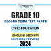 Southern Province 2024 Grade 10 Civic Education 2nd Term Test Paper | English Medium