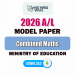 2026 A/L Combined Maths Model Paper (English Medium) | Ministry of Education