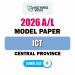 2026 A/L ICT Model Paper (English Medium) | Central Province