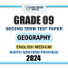 North Western Province 2024 Grade 09 Geography 2nd Term Test Paper | English Medium