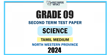North Western Province 2024 Grade 09 Science 2nd Term Test Paper | Tamil Medium