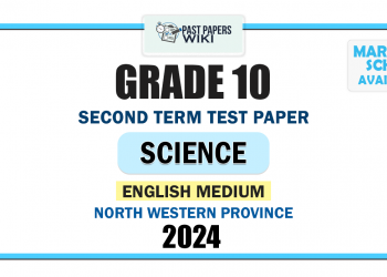 North Western Province 2024 Grade 10 Science 2nd Term Test Paper | English Medium