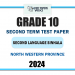 2024 Grade 10 Second Language Sinhala 2nd Term Test Paper | North Western Province