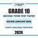 2024 Grade 10 Second Language Tamil 2nd Term Test Paper | North Western Province