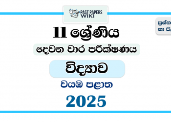 2025 Grade 11 Science 2nd Term Test Paper | North Western Province
