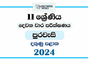 Southern Province 2024 Grade 11 Civic Education 2nd Term Test Paper