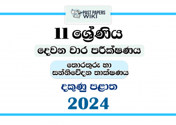 2024 Grade 11 ICT 2nd Term Test Paper | Southern Province