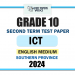 English Medium 2024 Grade 10 ICT 2nd Term Test Paper | Southern Province
