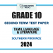 2024 Grade 10 Tamil Language & Literature 2nd Term Test Paper | Southern Province
