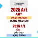 2025 A/L Art Paper | Tamil Medium
