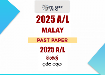 2025 A/L Malay Past Paper