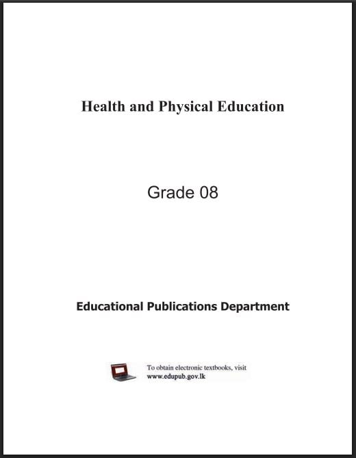 Grade 8 Health And Physical Education Textbook PDF (English Medium)