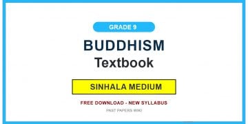 Grade 9 Buddhism Textbook PDF (Sinhala Medium)