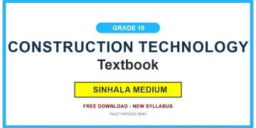 Grade 10 Construction Technology Textbook PDF in Sinhala Medium
