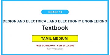 Grade 10 Design and Electrical and Electronic Engineering Textbook PDF (Tamil Medium)