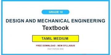 Grade 10 Design and Mechanical Engineering Textbook PDF (Tamil Medium)