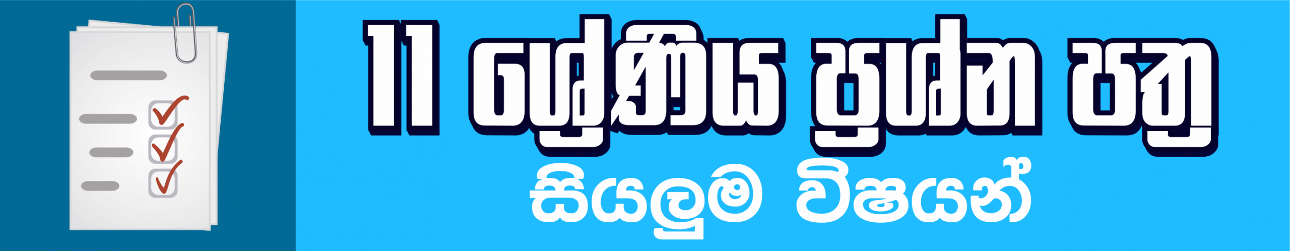 Grade 11 Term test Papers with answers Sinhala Medium