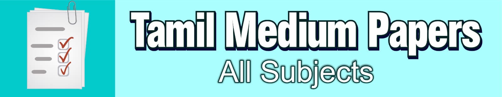Grade 10 Term test Papers with answers Tamil Medium