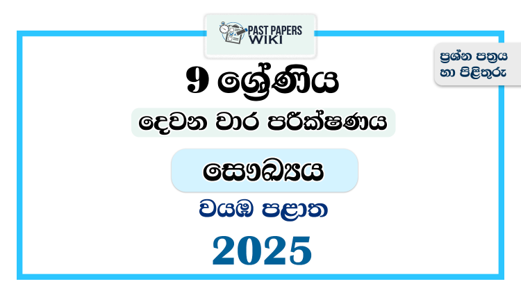 North Western Province 2025 Grade 09 Health 2nd Term Test Paper