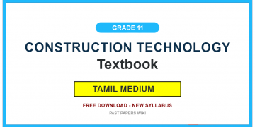 Grade 11 Construction Technology Textbook PDF (Tamil Medium)
