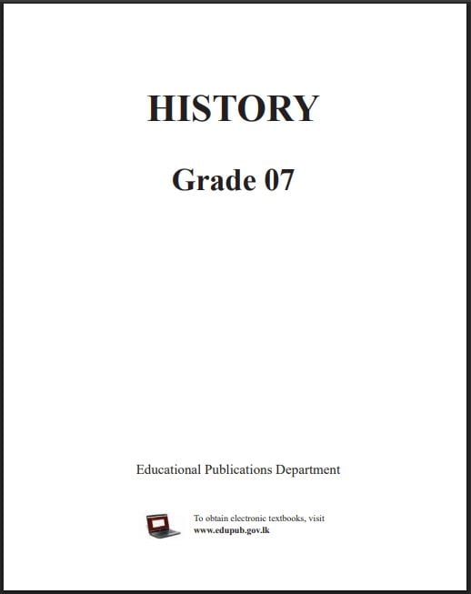 Grade 07 History Textbook PDF (English Medium)