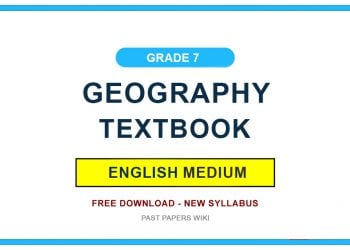 Grade 07 Geography Textbook PDF (English Medium)