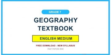Grade 07 Geography Textbook PDF (English Medium)