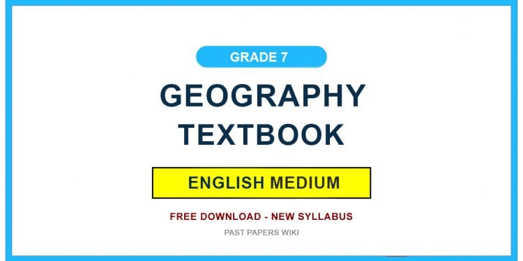 Grade 07 Geography Textbook PDF (English Medium)