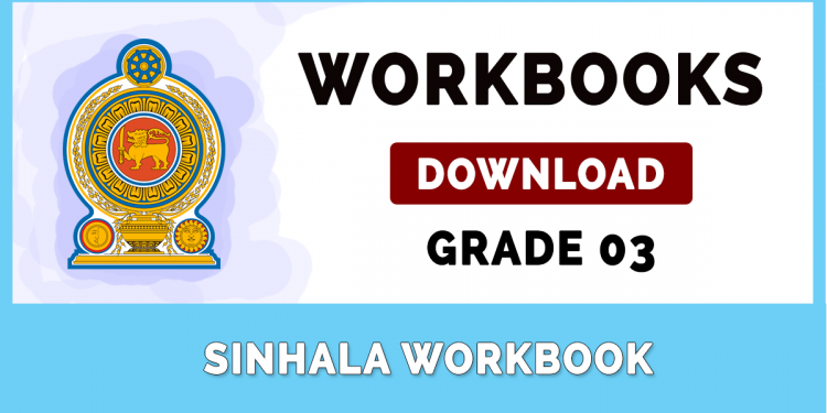 Grade 03 Sinhala Workbook PDF